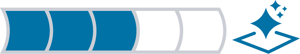 Les systèmes classés avec moins de flèches peuvent donner une finition avec plus de peau d'orange et/ou moins de brillant. Les systèmes classés avec plus de flèches donneront une finition plus lisse et plus brillante.