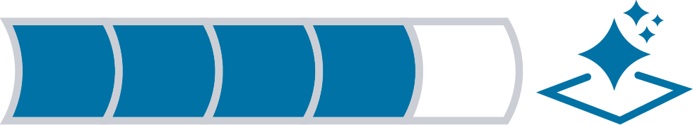 Les systèmes classés avec moins de flèches peuvent donner une finition avec plus de peau d'orange et/ou moins de brillant. Les systèmes classés avec plus de flèches donneront une finition plus lisse et plus brillante.